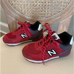 NEW BALANCE RED SNEAKERS TODDLER SIZE 9W